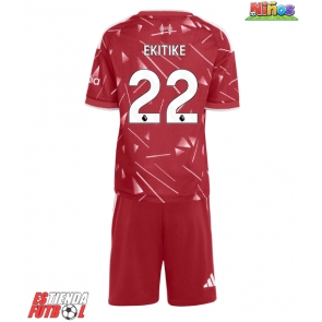 Liverpool Hugo Ekitike #22 Primera Equipación Niños 2026-27 Manga Corta (+ Pantalones cortos)